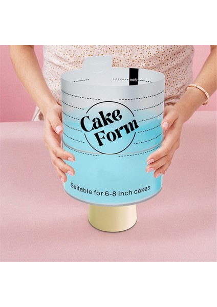 Kek için ayarlanabilir yuvarlak halka kalıbı, fondan için geri çekilebilir araçlar, köpük kek halkası, akrilik halka, kek aletleri 8inch (Yurt Dışından) fırsatları