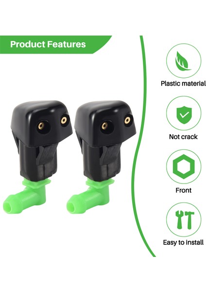 Accord 1998 1999 2000 2001 2002 Ön Cam Yıkayıcı Silinme Nozul Püskürtücü 76810-S84-C02 (Yurt Dışından) indirimleri