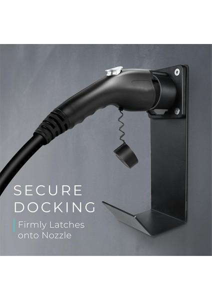 Tüm J1772 Ev Şarj Cihazı Tutucu Için Elektrikli Araç Şarj Cihazı Dock &amp; J-Hook Combo (Yurt Dışından) fırsatları