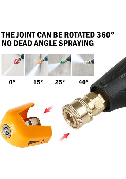 5 Pack Hızlı Bağlantı Basınç Yıkayıcı Nozul Ipuçları Base-For SPX3000 Serisi ve Evrensel Basınçlı Yıkayıcılar (Yurt Dışından) indirimleri