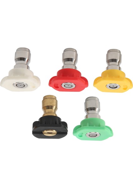 5 Adet Basınç Yıkama Sprey Nozulları 1/4 Hızlı Bağlantı Sprey Uç Seti (4.0 Gpm) Çoklu Derece (Yurt Dışından) modelleri