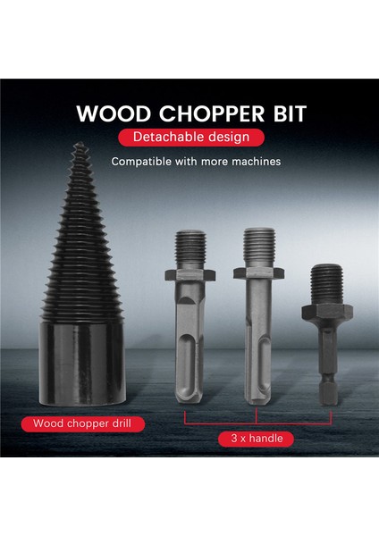 Çıkarılabilir Yakıt Yemeği Günlüğü Ayırıcı Matkap Bit Ahşap Ayrıştırıcı Matkap Bitler Bölünmüş Sondaj Araçları Matkap Bit Ahşap Çizme Bit (Yurt Dışından) indirimleri