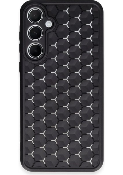 Samsung Galaxy A35 5g Kılıf Petek Silikon Kapak - Siyah