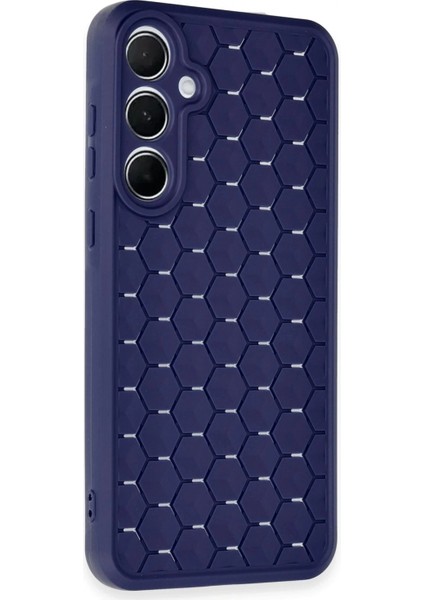 Samsung Galaxy A35 5g Kılıf Petek Silikon Kapak - Lacivert fiyatları