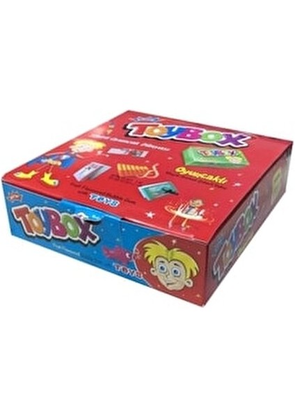 Sakızlı Oyuncak Kutusu 30 Adet Çocukların Hayal Gücünü Geliştiren Eğlence fırsatları