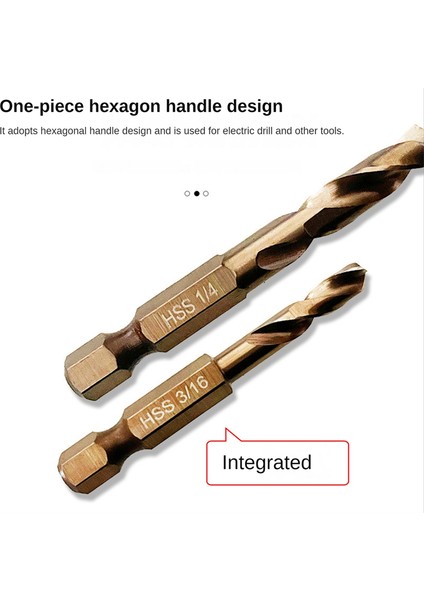 6 Parçalı M35 Kobalt Stubby Matkap Bit Paslanmaz Çelik ve Sert Metaller Için Set Hızlı Chucks ve Impact Sürücüleri (Yurt Dışından) fiyatları