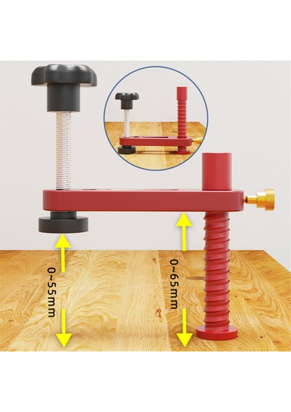 2pcs Ahşap Işleme Hızlı Basınç Besleyici Masaüstü Basınç Plakası Klip Klipsi Kelepçe Kelepçesi Alüminyum Alaşım Aksesuarları (Yurt Dışından) modelleri