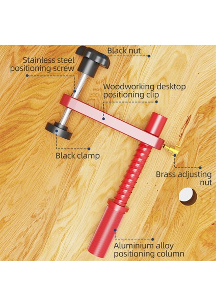 2pcs Ahşap Işleme Hızlı Basınç Besleyici Masaüstü Basınç Plakası Klip Klipsi Kelepçe Kelepçesi Alüminyum Alaşım Aksesuarları (Yurt Dışından) indirimleri