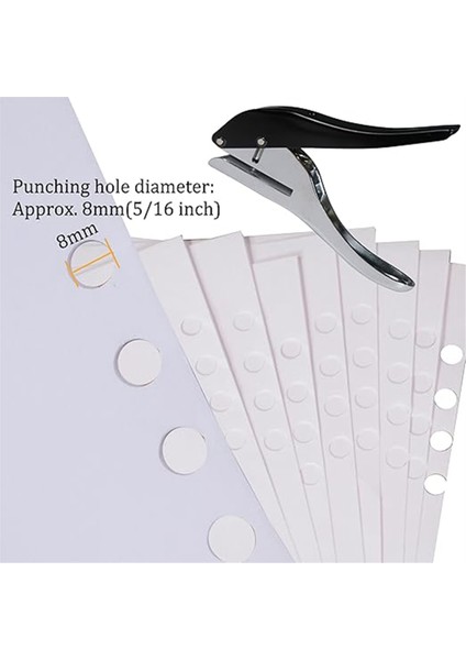 Kağıt Kartı Için Ağır Hizmet Tipi Tek Delikli Yumruk Plastik Karton Yumruk Atma Vidası Göz Kapağı Pense 8mm (Yurt Dışından) fırsatları