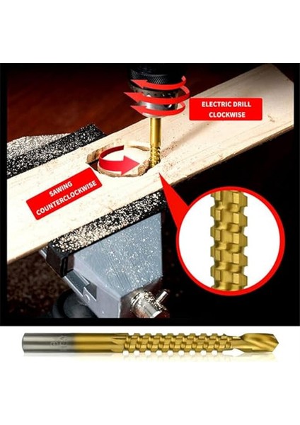 7pcs Adım Matkap Groove Testere Matkap Seti Groove Testere Matkapı Matkap Bitleri Yukarı Çıkar Spiral Koni Etki Matkapı Için Bitler Aşağı Çıktı (Yurt Dışından) fırsatları