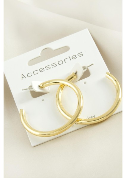 Wizard Boru Halka Küpe 3,5 Cm-Sarı fiyatları