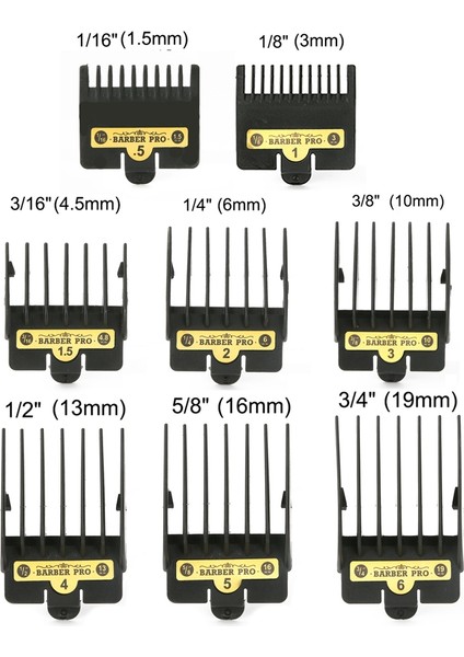 Babyliss Barberology FX825, FX870, FX880 ve FX673 Tıraş Makineleri Için Premium Tıraş Makinesi Koruyucuları, Tıraş Makinesi Yedek Koruyucuları (Yurt Dışından) fırsatları