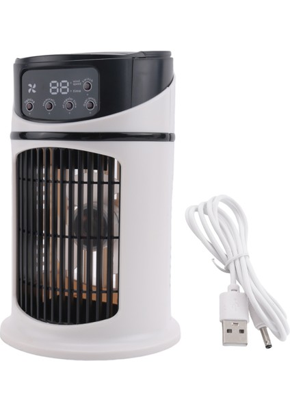 Taşınabilir Klima Ev Mini Hava Soğutucu Ofis Için Taşınabilir Klima 6 Vites Rüzgar Siyah Beyaz (Yurt Dışından) fiyatları