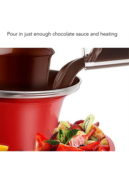 Üç Katlı Çikolata Çeşmesi Makinesi Çıkarılabilir Mini Nostalgia Eriyen Çikolata Fondü Çikolata Eriyen Fondü Ab Fişi (Yurt Dışından) modelleri