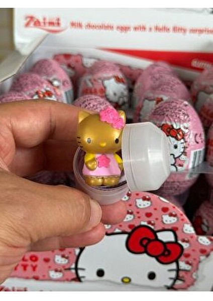 Hello Kitty Sürpriz Yumurta Çikolata Aromalı 3 Adet Gluten İçermez fiyatları