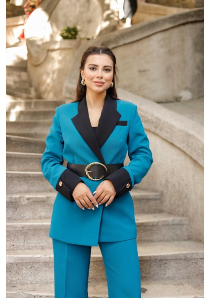 Gold Kemerli Garnili Kruvaze Takım Petrol indirimleri