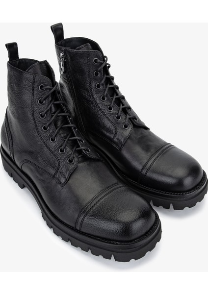 Erkek Hakiki Deri Siyah Casual Bot 1158 569 Erk Bot SK25-26 Nero fiyatları