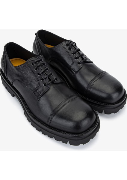 Erkek Hakiki Deri Siyah Casual Ayakkabı 1158 529 Erk Ayk SK25-26 Nero fiyatları
