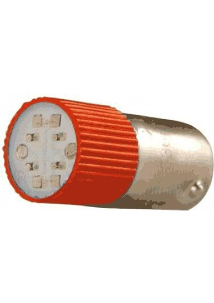 BA9SC-24-K ,kırmızı 24VAC/DC LED Ampul