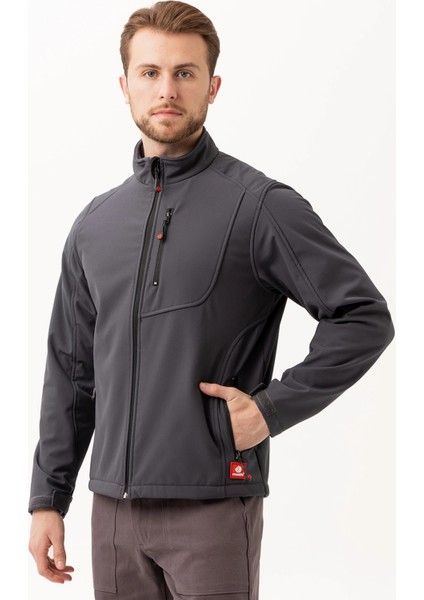 Erkek Softshell Su Itici Rüzgar Geçirmez Kışlık Outdoor Iş ve Günlük Mont modelleri