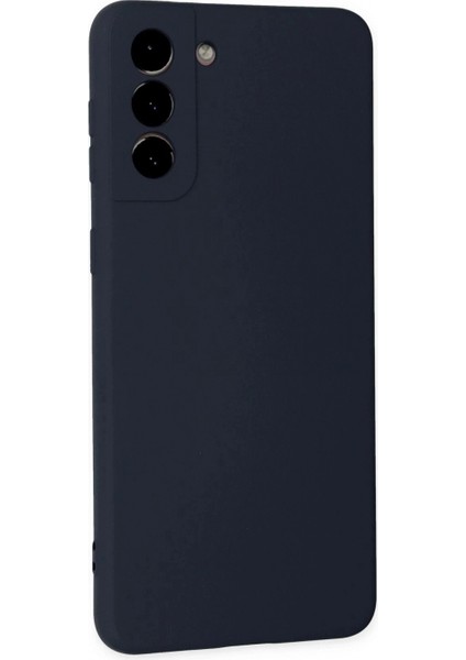Samsung Galaxy S21 Plus Kılıf Nano Içi Kadife Silikon - Lacivert modelleri