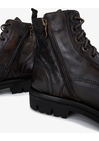 Erkek Hakiki Deri Kahverengi Casual Bot 1158 569 Erk Bot SK25-26 T.moro fırsatları