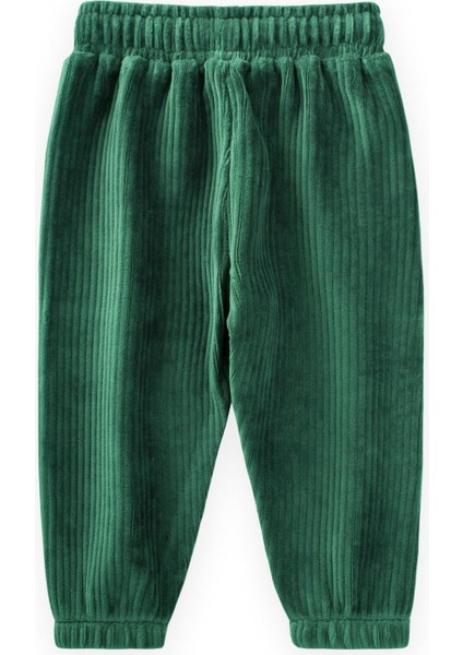 Fitilli Kadife Jogger Pantolon 1-10 Yaş Yeşil fiyatları