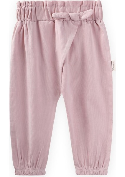 Bebe Şalvar Pantolon 0-3 Yaş Pudra Pembe