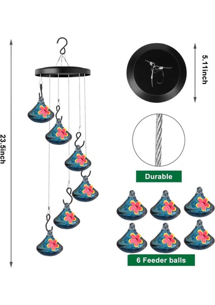 Büyüleyici rüzgar çanları kuş besleyicileri, izleme için rüzgar zil kuş besleyici, açık havada kuş besleyicileri, SD-01 (Yurt Dışından) modelleri