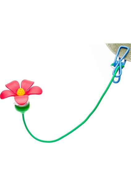 Şapka için yaratıcı kuş besleyici, klipsli el kuş besleyicileri, kuş severler için kırmızı kuş besleyicileri (Yurt Dışından)