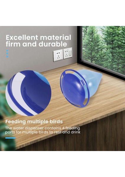 Otomatik Kuş Su Besleyicisi Su Damlacık Şeklinde Kuş Water Kanca Kuş Suyu Dispenser ile Kolay Asma Kuş Besleyici (Yurt Dışından) indirimleri