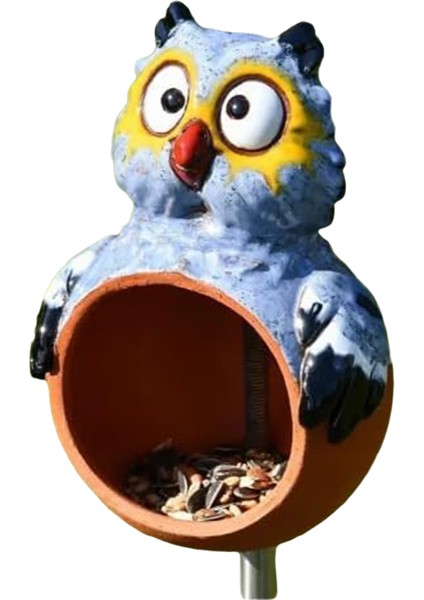 Bahçe Bahçeleri - Kuş Besleyiciler, Açık Kuş Besleyicileri, Hayvan Reçine Heykel Kuş Besleyicileri, Bahçe Yard Dekorasyon Hediyeleri A (Yurt Dışından)