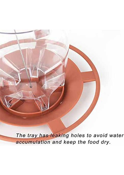 Yabani Kuş Besleyici, Squirrel geçirmez kuş besleyici dışında, Yuvarlak Şekleli Çatı Kahverengi ile Asılı Yabani Kuş Besleyicisi (Yurt Dışından) indirimleri