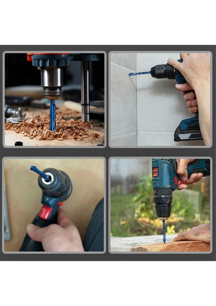 10PCS Fayans Biti Mavi Kürek Matkap Ucu Seti Yüksek Sertlik Eksantrik Matkap Kablosuz Matkap Elektrikli Aletler Aksesuarlar 10MM (Yurt Dışından) fırsatları