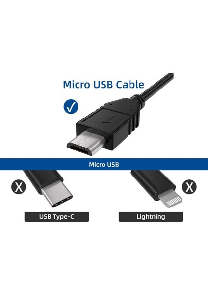 Micro USB Kablo 50 cm 10 Adet modelleri
