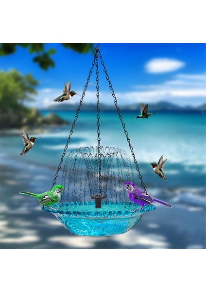 Güneş Çeşmesi ile Asılı Kuş Banyosu Güneş Kuş Banyosu Çeşmeleri Dış Hava Gri İçin Asılı Kuş Banyoları (Yurt Dışından) fiyatları