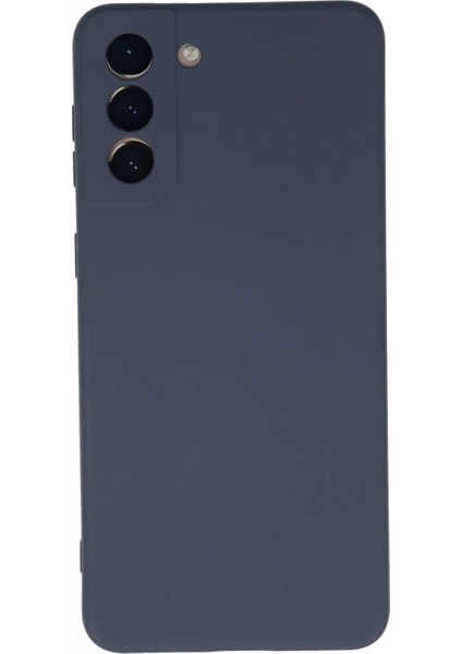 Samsung Galaxy S21 Plus Kılıf Nano Içi Kadife Silikon - Gri