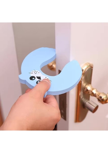 Bebek Çocuk Koruyucu Kapı Stoperi 4'lü Set - Parmak Sıkışma Önleyici Kapı Durdurucu fırsatları