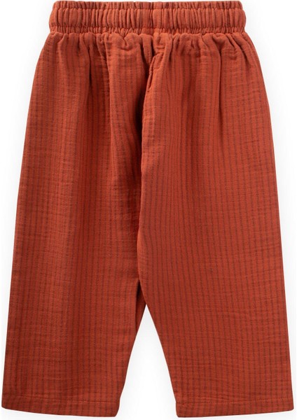 Müslin Pantolon 1-10 Yaş Rust Ince Çizgili fiyatları