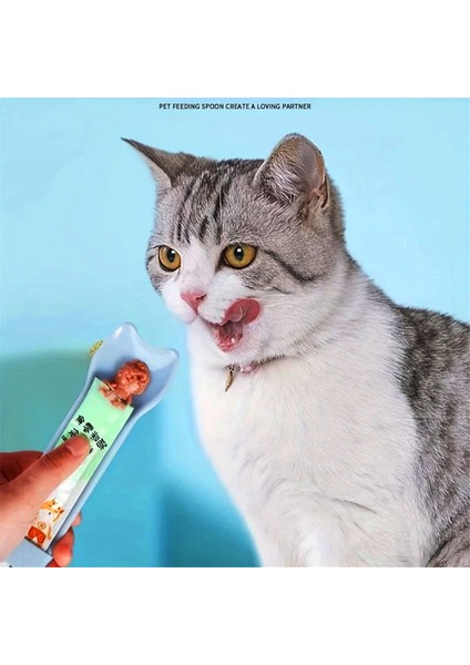 Kedi erişte sıkma kaşık, kedi erişte besleyici, ıslak kedi atıştırmalıklarını yalama için uygun, evcil hayvan atıştırmalık besleme aletleri, evcil hayvan malzemeleri (Yurt Dışından) indirimleri