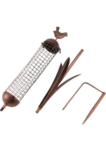 Bahçe Kuş Besleyici Dekorasyonu Açık Bitki Çiçek Sinek Kuşları Besleyici Çim Zemin (Yurt Dışından)