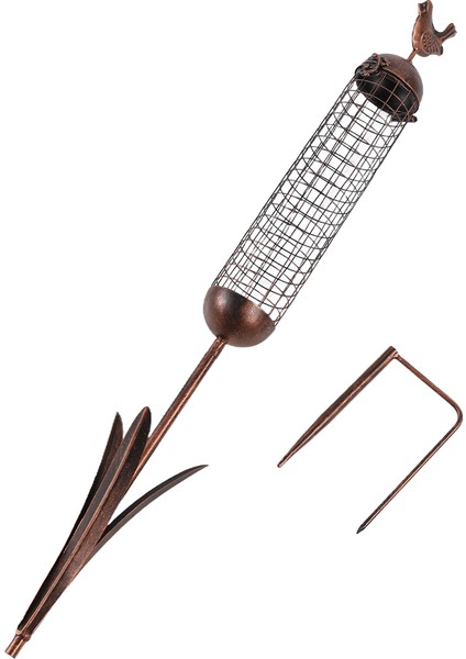 Bahçe Kuş Besleyici Dekorasyonu Açık Bitki Çiçek Sinek Kuşları Besleyici Çim Zemin (Yurt Dışından) modelleri