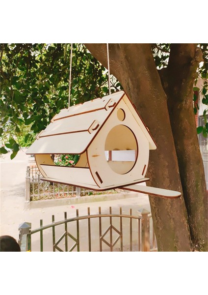 Levrek Kuş Besleyici Evli Kuş Yuvası Kuş Yuvası Açık Bahçe Avlu Dekorasyonu için uygun (Yurt Dışından) fiyatları
