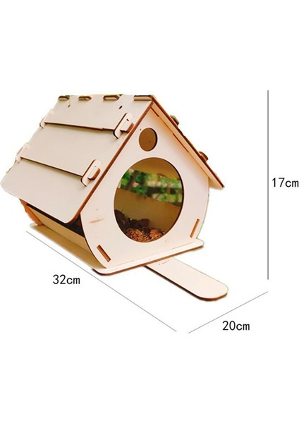 Levrek Kuş Besleyici Evli Kuş Yuvası Kuş Yuvası Açık Bahçe Avlu Dekorasyonu için uygun (Yurt Dışından) modelleri