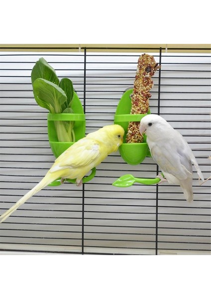 Kuş kafesi besleme rafı sebze meyve mürekkep balığı iskeleti Papağanlar için uygun muhabbet (Yurt Dışından) modelleri