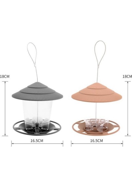 Kuş Besleyiciler Açık havada asılı Sincap Kanıtı Kolay Temiz ve Doldur Ayarlanabilir Besleyici Çoklu Delik Dağıtıcı Tutucu Gıda C (Yurt Dışından) fiyatları