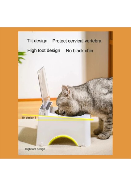 Kızılötesi Sensörlü Akıllı Kedi Kasesi Otomatik Kapak - Kediler ve Köpekler İçin Anti -Fare Pet Besleyici Gıda Dağıtıcısı (Yurt Dışından) fiyatları