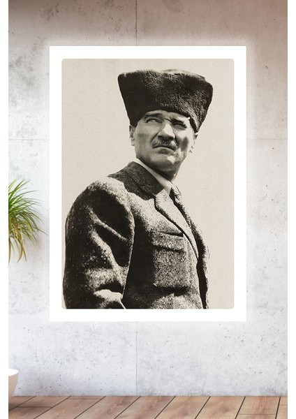 Metal Baskılı Atatürk Koleksiyonu Tablo No 16 - 15 cm x 20 cm