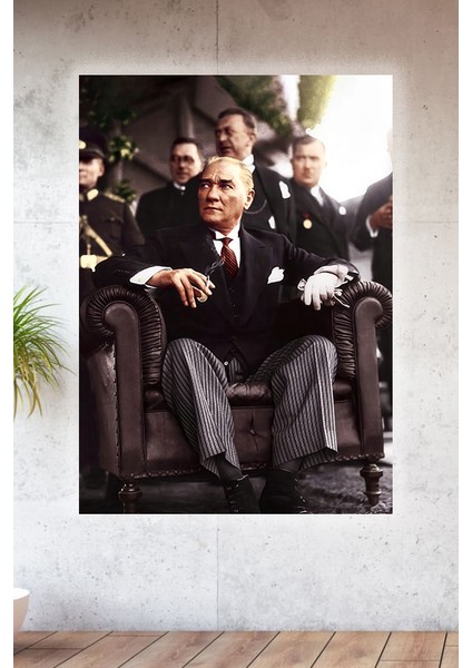 Metal Baskılı Atatürk Koleksiyonu Tablo No 18 - 15 cm x 20 cm