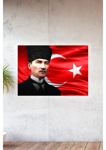 Metal Baskılı Atatürk Koleksiyonu Tablo No 22 - 15 cm x 20 cm